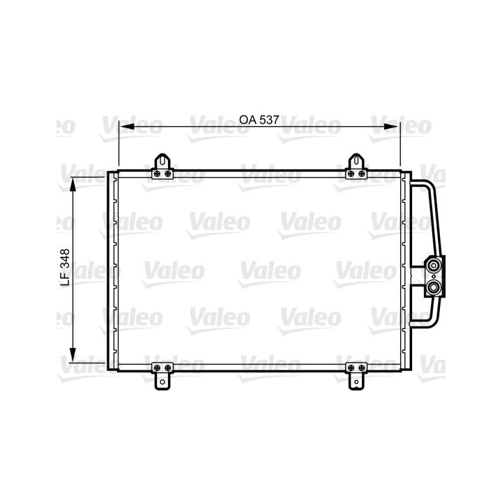 Kondensatorius, oro kondicionierius VALEO 816912