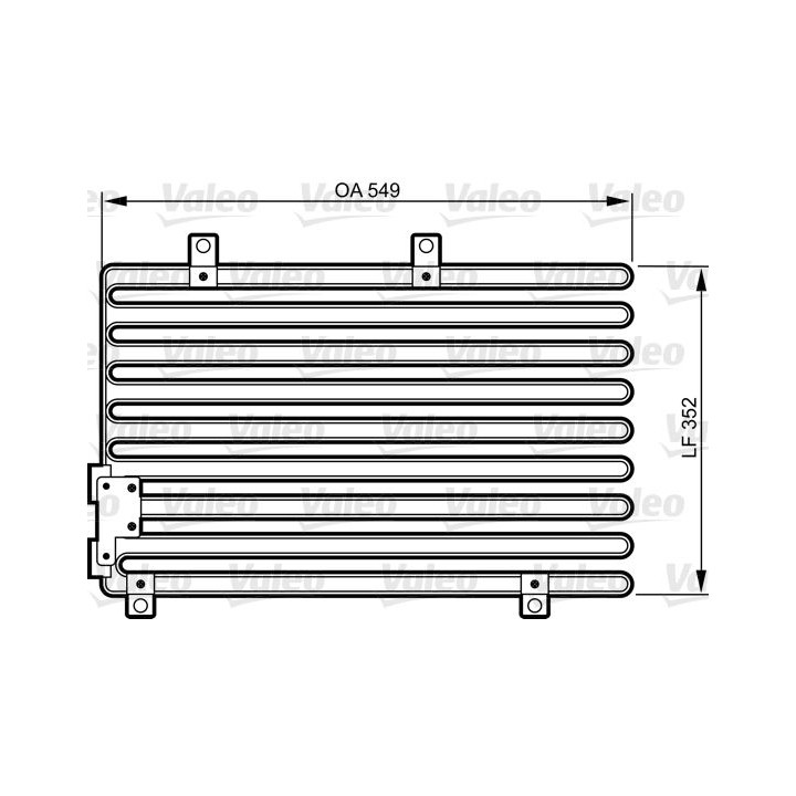 Kondensatorius, oro kondicionierius VALEO 816973
