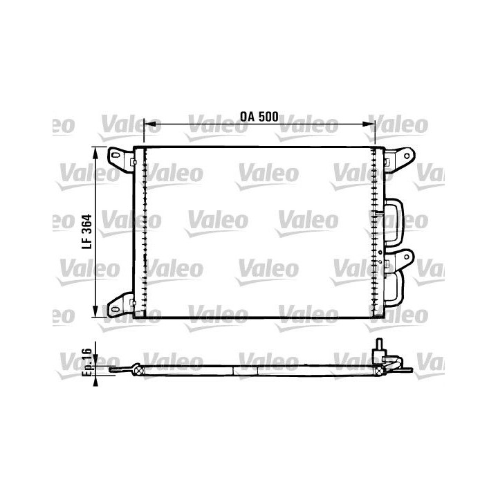 Kondensatorius, oro kondicionierius VALEO 816985