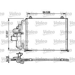 Kondensatorius, oro kondicionierius VALEO 816987