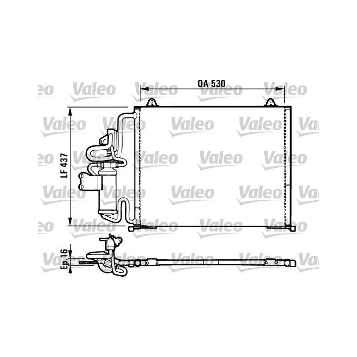 Kondensatorius, oro kondicionierius VALEO 816987