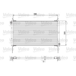 Kondensatorius, oro kondicionierius VALEO 817025