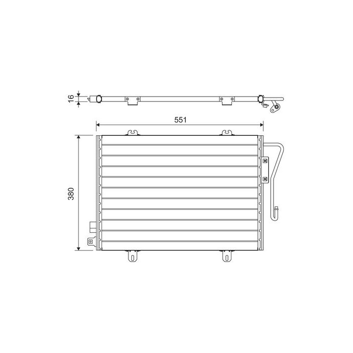 Kondensatorius, oro kondicionierius VALEO 817171