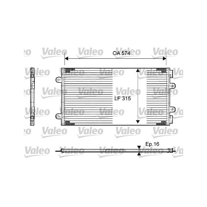 Kondensatorius, oro kondicionierius VALEO 817385