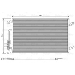 Kondensatorius, oro kondicionierius VALEO 817386