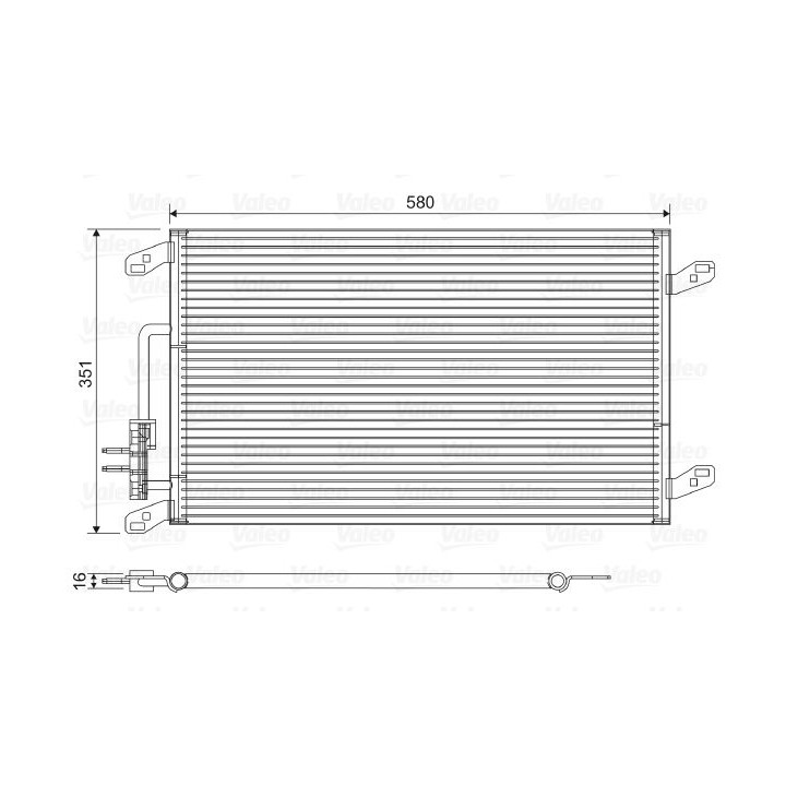 Kondensatorius, oro kondicionierius VALEO 817386