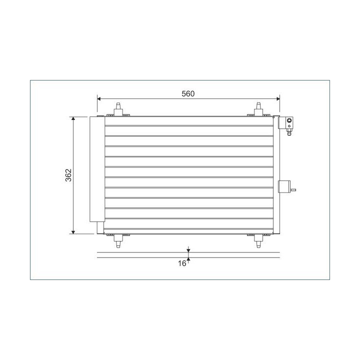 Kondensatorius, oro kondicionierius VALEO 817508