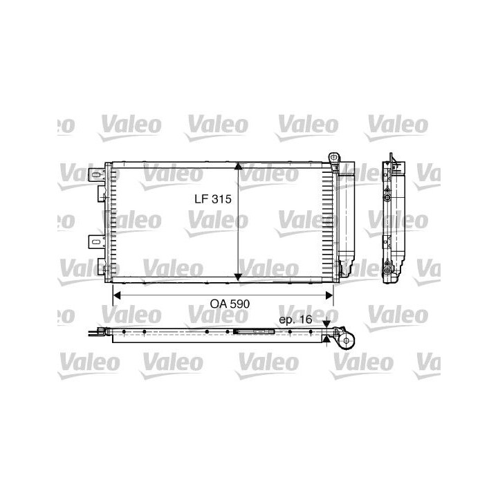 Kondensatorius, oro kondicionierius VALEO 817547