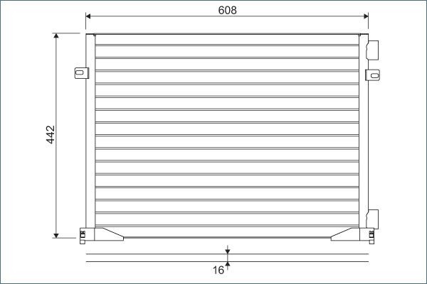 Kondensatorius, oro kondicionierius VALEO 817577