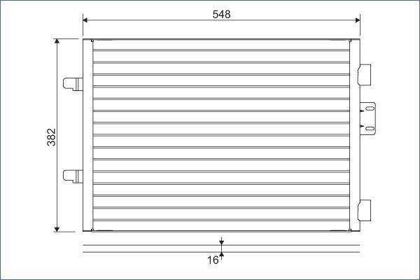 Kondensatorius, oro kondicionierius VALEO 817602