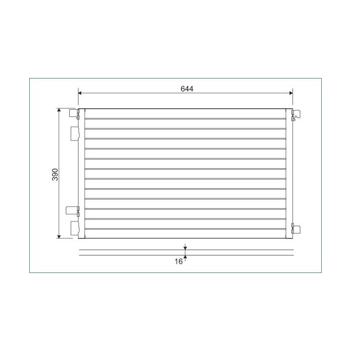 Kondensatorius, oro kondicionierius VALEO 817608
