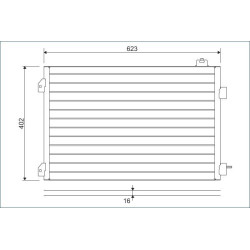 Kondensatorius, oro kondicionierius VALEO 817646