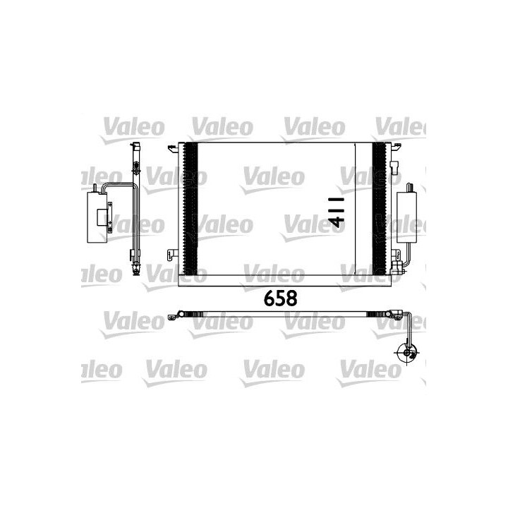 Kondensatorius, oro kondicionierius VALEO 817648