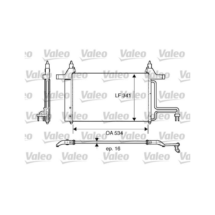 Kondensatorius, oro kondicionierius VALEO 817669