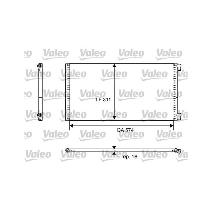 Kondensatorius, oro kondicionierius VALEO 817684