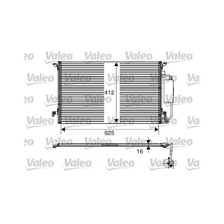 Kondensatorius, oro kondicionierius VALEO 817711