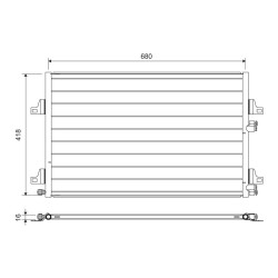 Kondensatorius, oro kondicionierius VALEO 817731