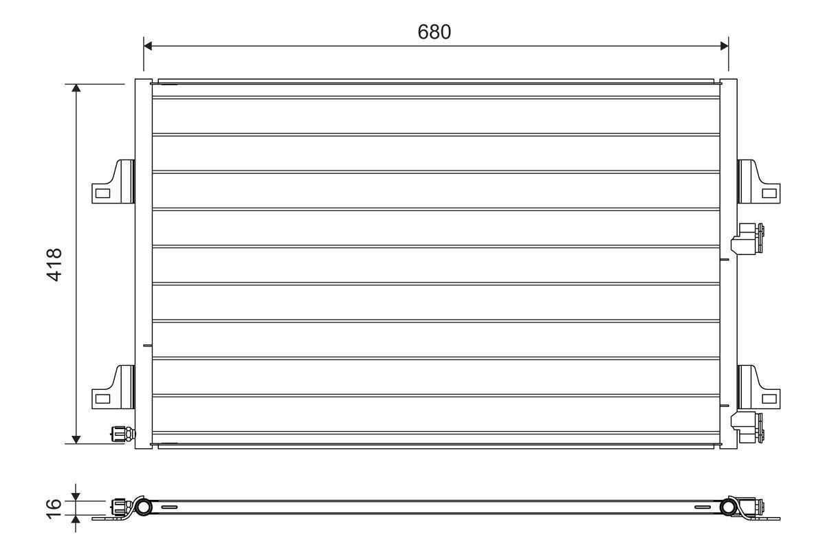 Kondensatorius, oro kondicionierius VALEO 817731