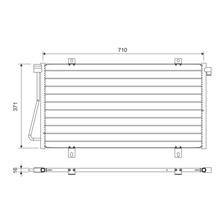 Kondensatorius, oro kondicionierius VALEO 817742