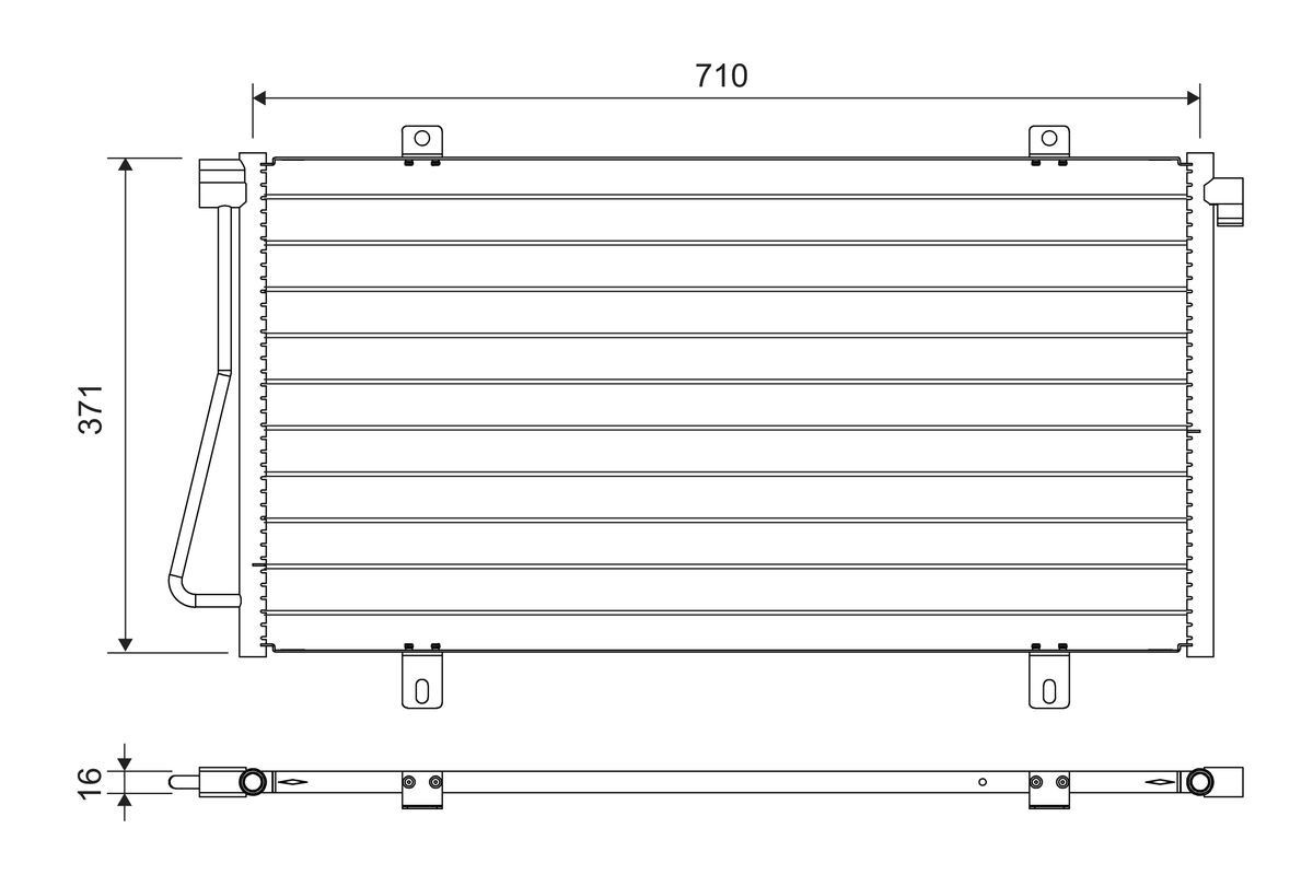 Kondensatorius, oro kondicionierius VALEO 817742