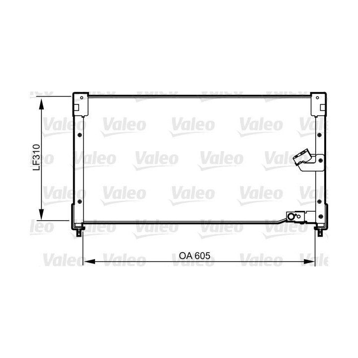 Kondensatorius, oro kondicionierius VALEO 817781