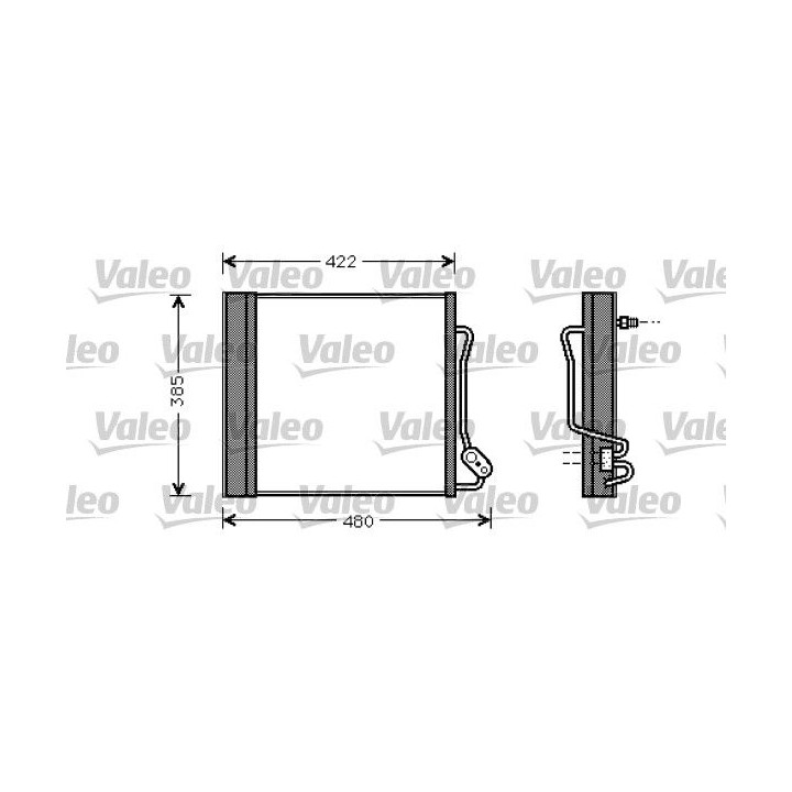 Kondensatorius, oro kondicionierius VALEO 817801
