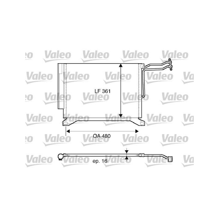 Kondensatorius, oro kondicionierius VALEO 817837