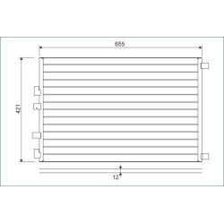 Kondensatorius, oro kondicionierius VALEO 818002