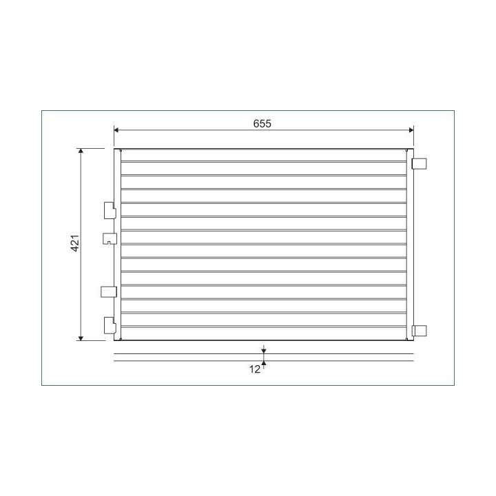 Kondensatorius, oro kondicionierius VALEO 818002