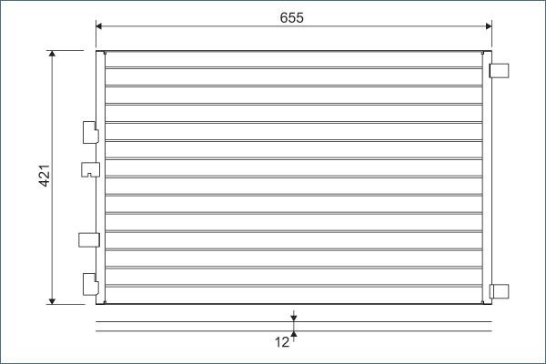 Kondensatorius, oro kondicionierius VALEO 818002