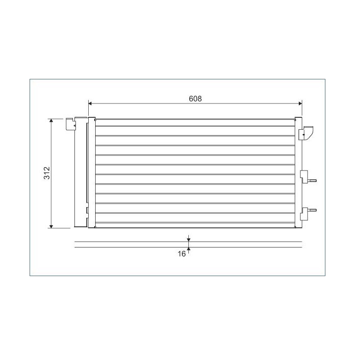 Kondensatorius, oro kondicionierius VALEO 818005