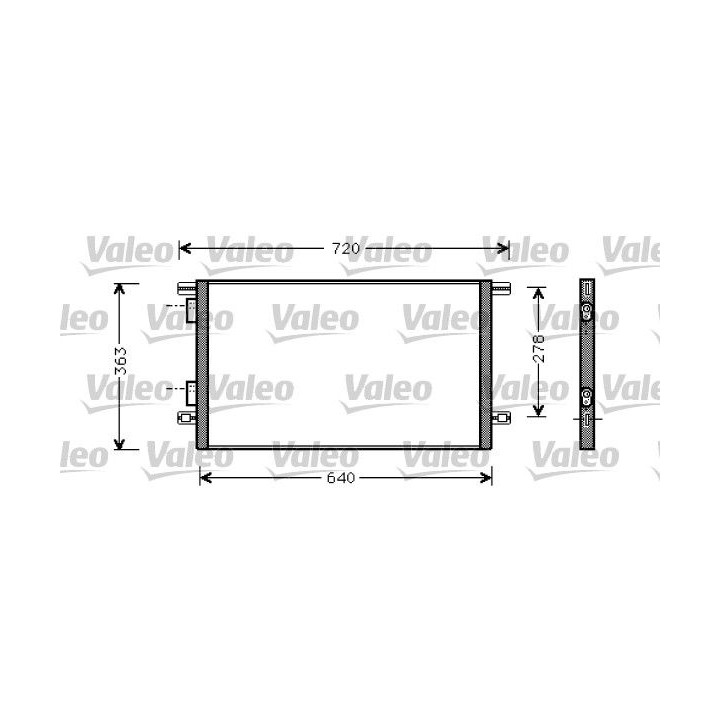 Kondensatorius, oro kondicionierius VALEO 818008