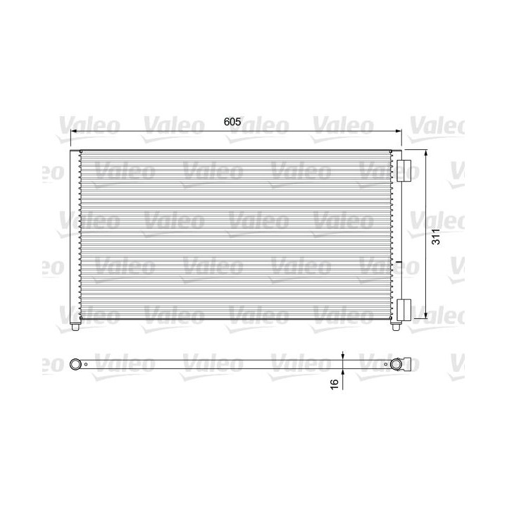 Kondensatorius, oro kondicionierius VALEO 818017
