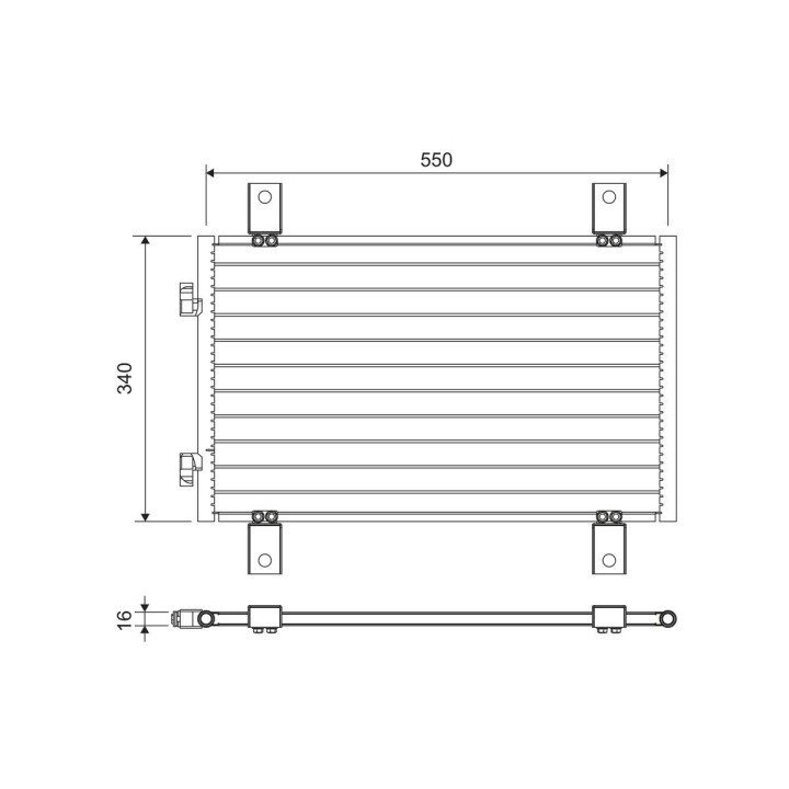 Kondensatorius, oro kondicionierius VALEO 818018