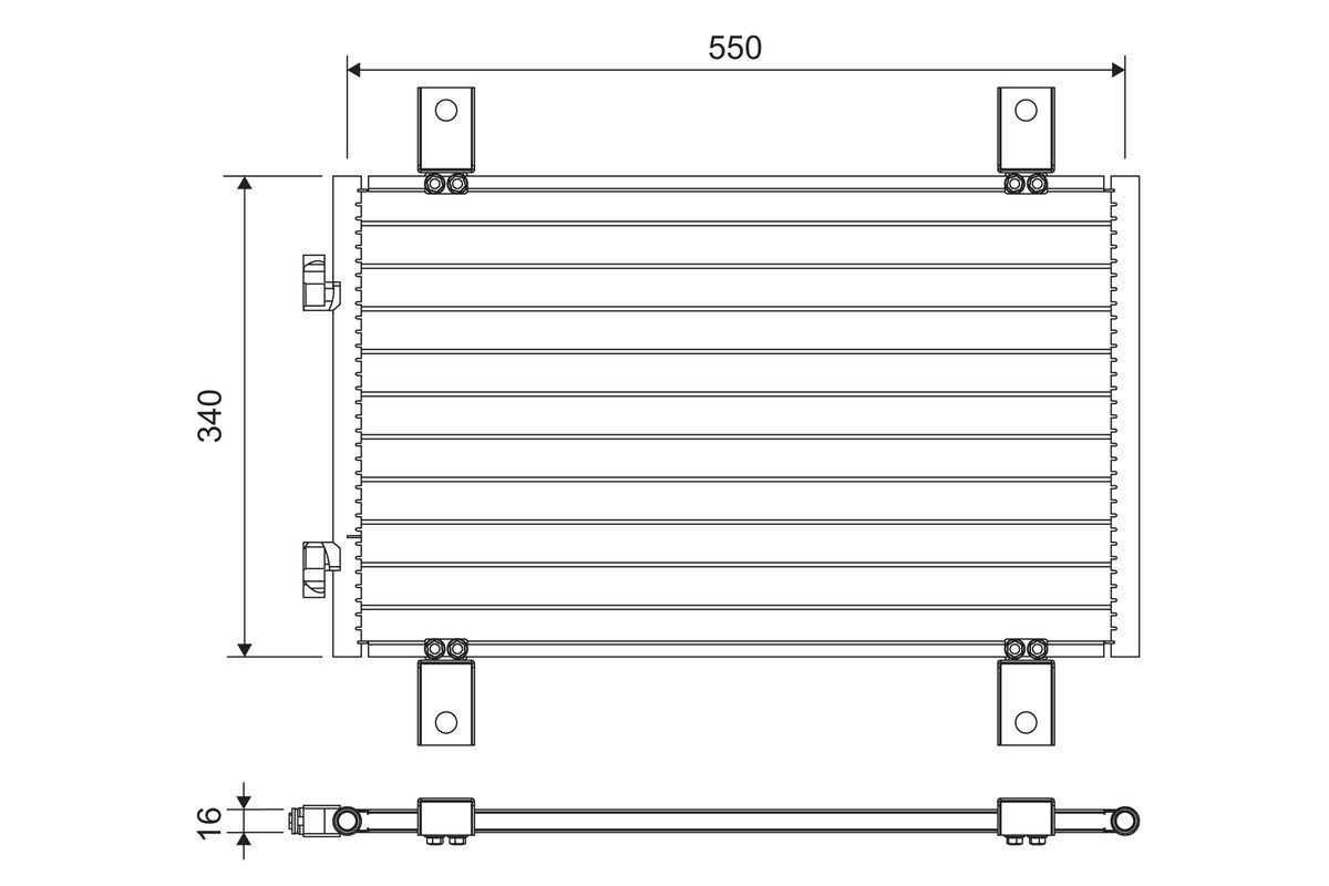 Kondensatorius, oro kondicionierius VALEO 818018