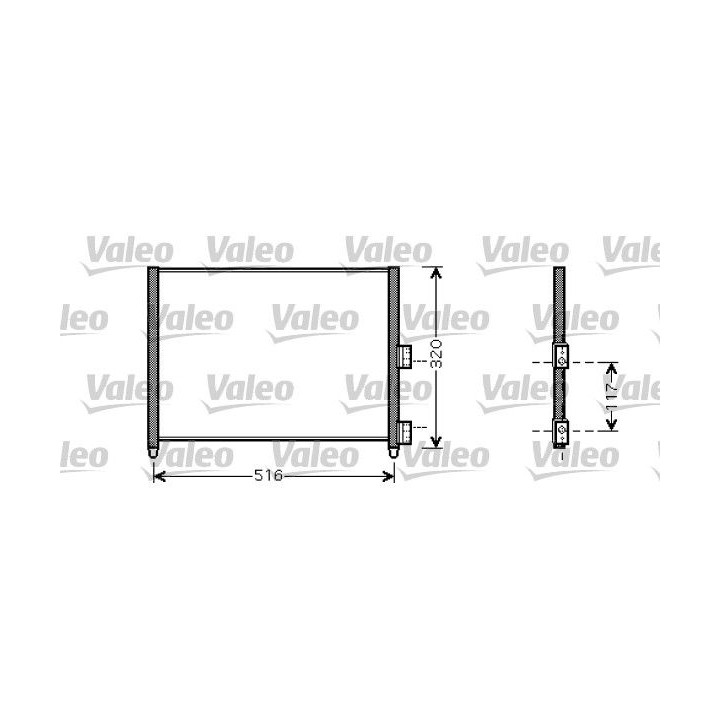 Kondensatorius, oro kondicionierius VALEO 818020