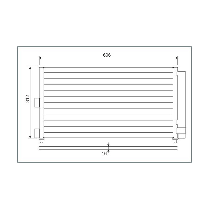 Kondensatorius, oro kondicionierius VALEO 818021