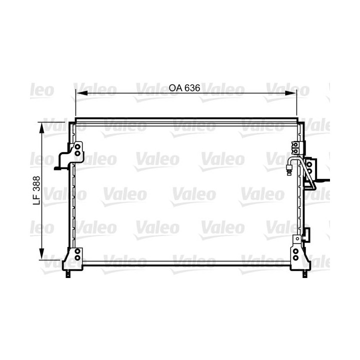 Kondensatorius, oro kondicionierius VALEO 818025