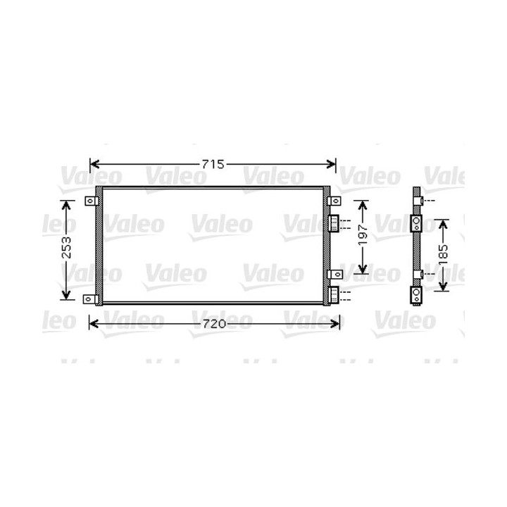 Kondensatorius, oro kondicionierius VALEO 818037