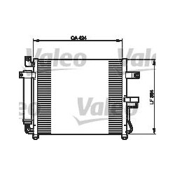 Kondensatorius, oro kondicionierius VALEO 818073
