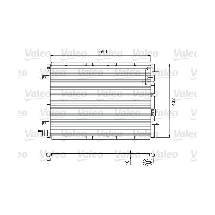 Kondensatorius, oro kondicionierius VALEO 818080