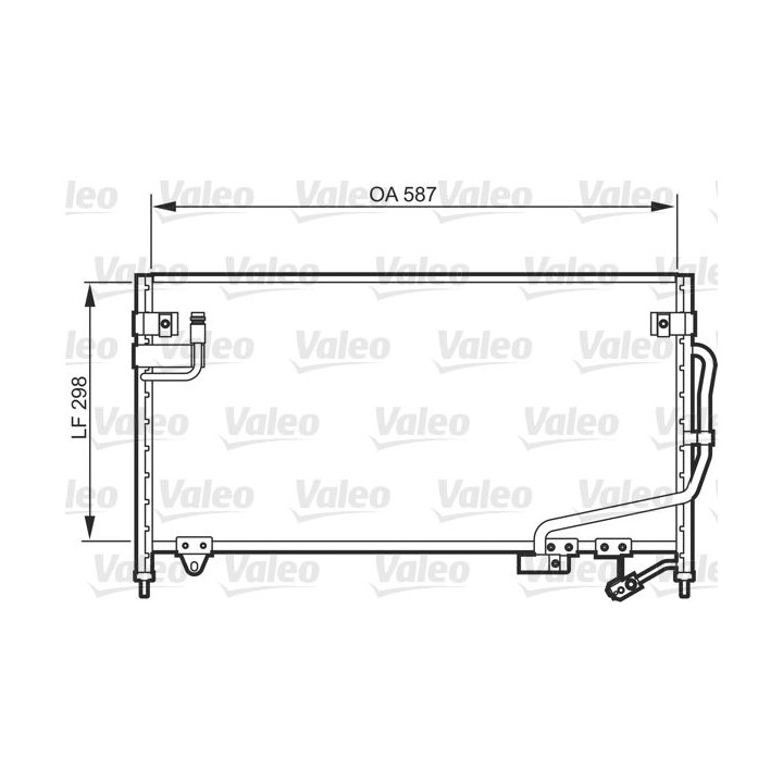 Kondensatorius, oro kondicionierius VALEO 818084