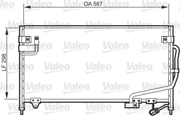Kondensatorius, oro kondicionierius VALEO 818084