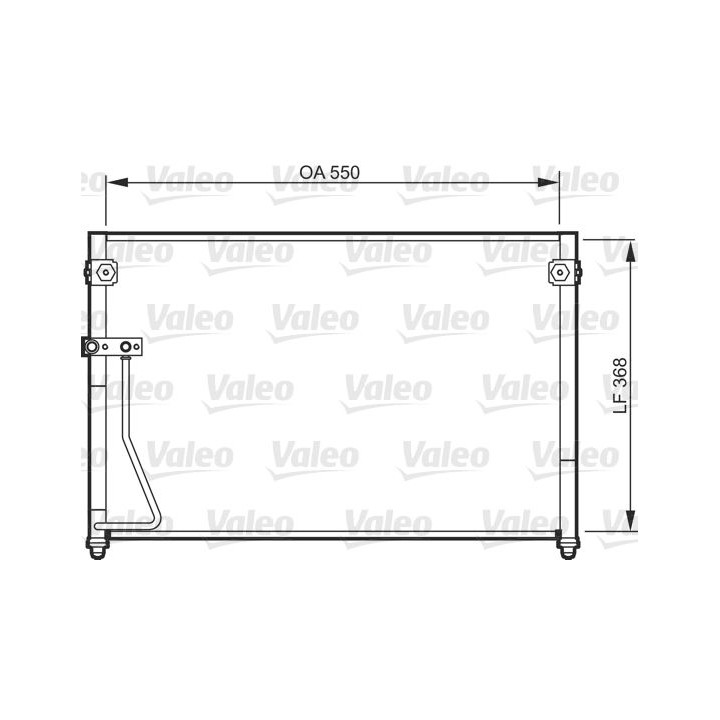 Kondensatorius, oro kondicionierius VALEO 818085