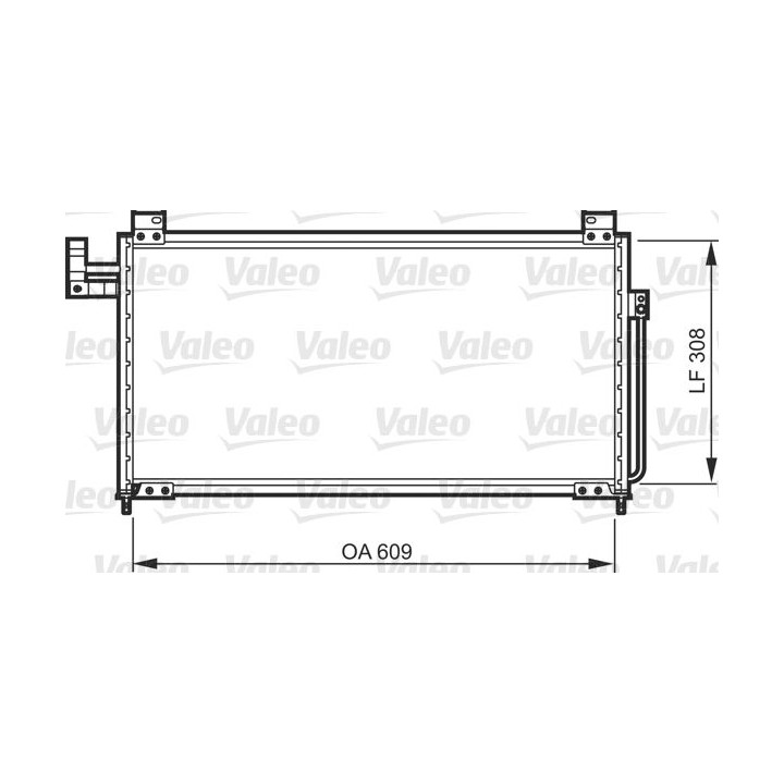 Kondensatorius, oro kondicionierius VALEO 818087