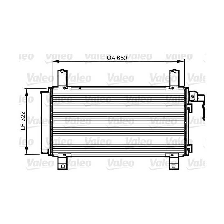 Kondensatorius, oro kondicionierius VALEO 818090
