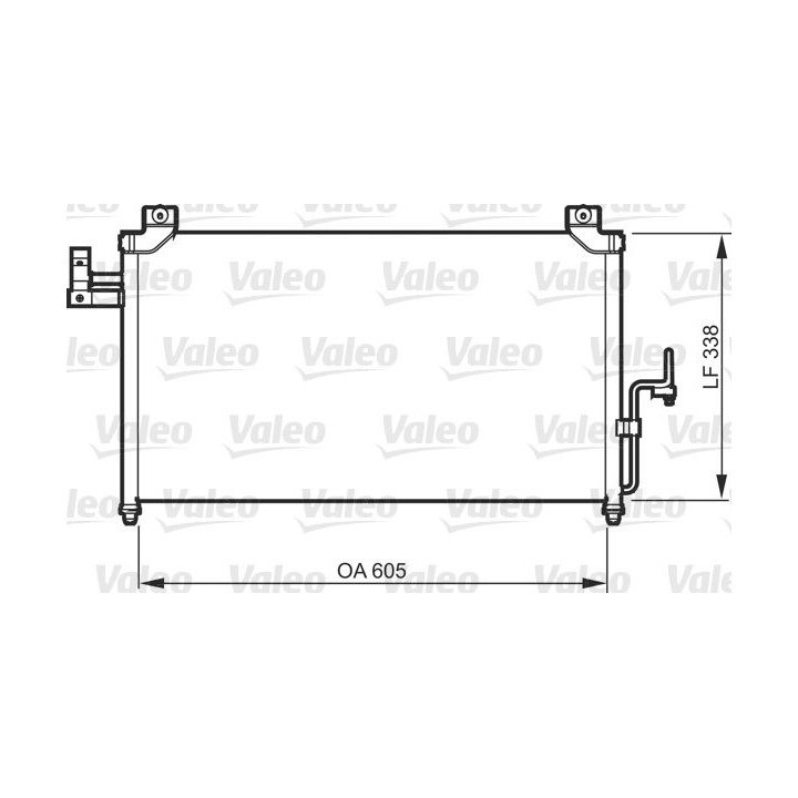 Kondensatorius, oro kondicionierius VALEO 818092
