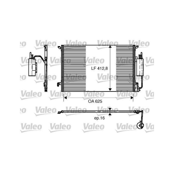 Kondensatorius, oro kondicionierius VALEO 818175
