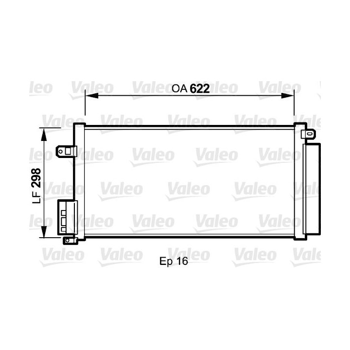 Kondensatorius, oro kondicionierius VALEO 818192