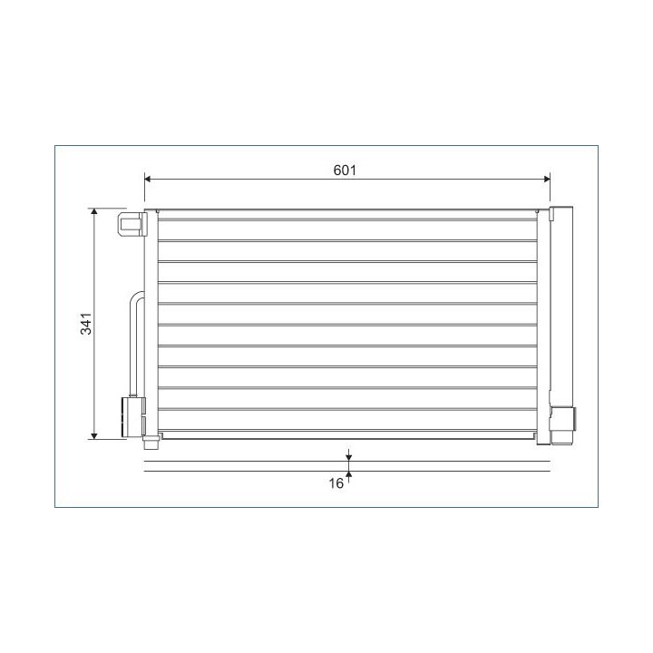 Kondensatorius, oro kondicionierius VALEO 818193